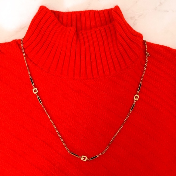 Givenchy Jewelry - Rare Givenchy 1976 Gold- plated Necklace